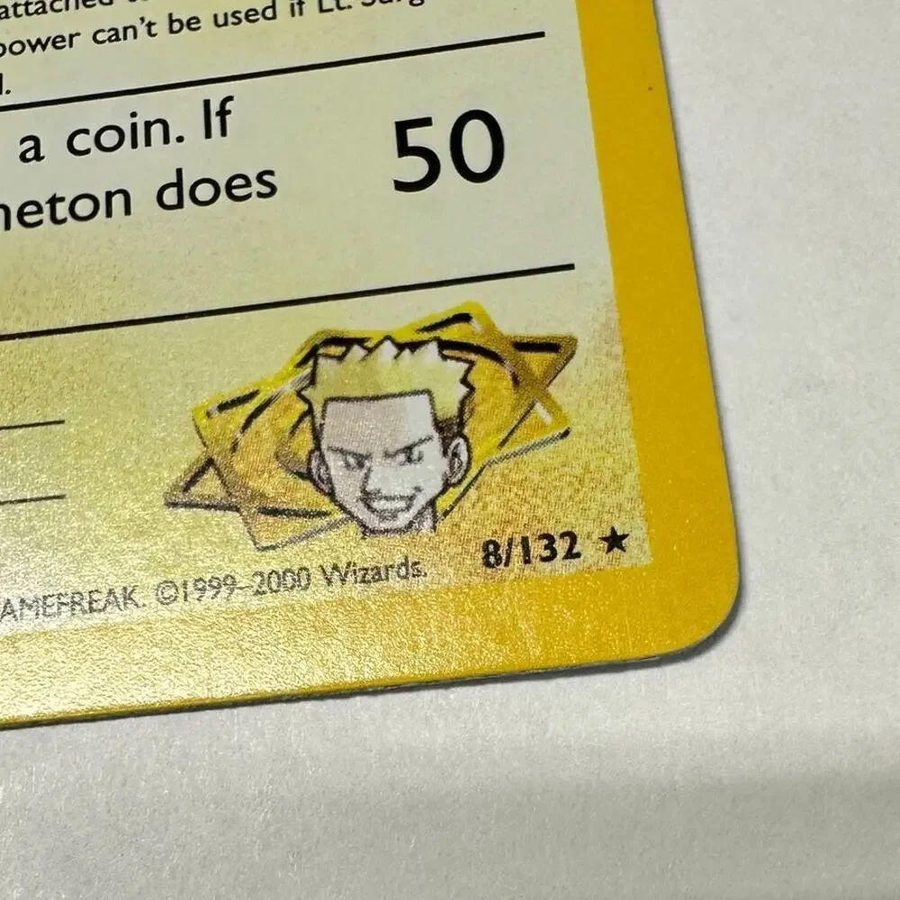 Pokemon Lt. Surge's Magneton Gym Heroes 8/132 Holo Unlimited Rare LP/NM